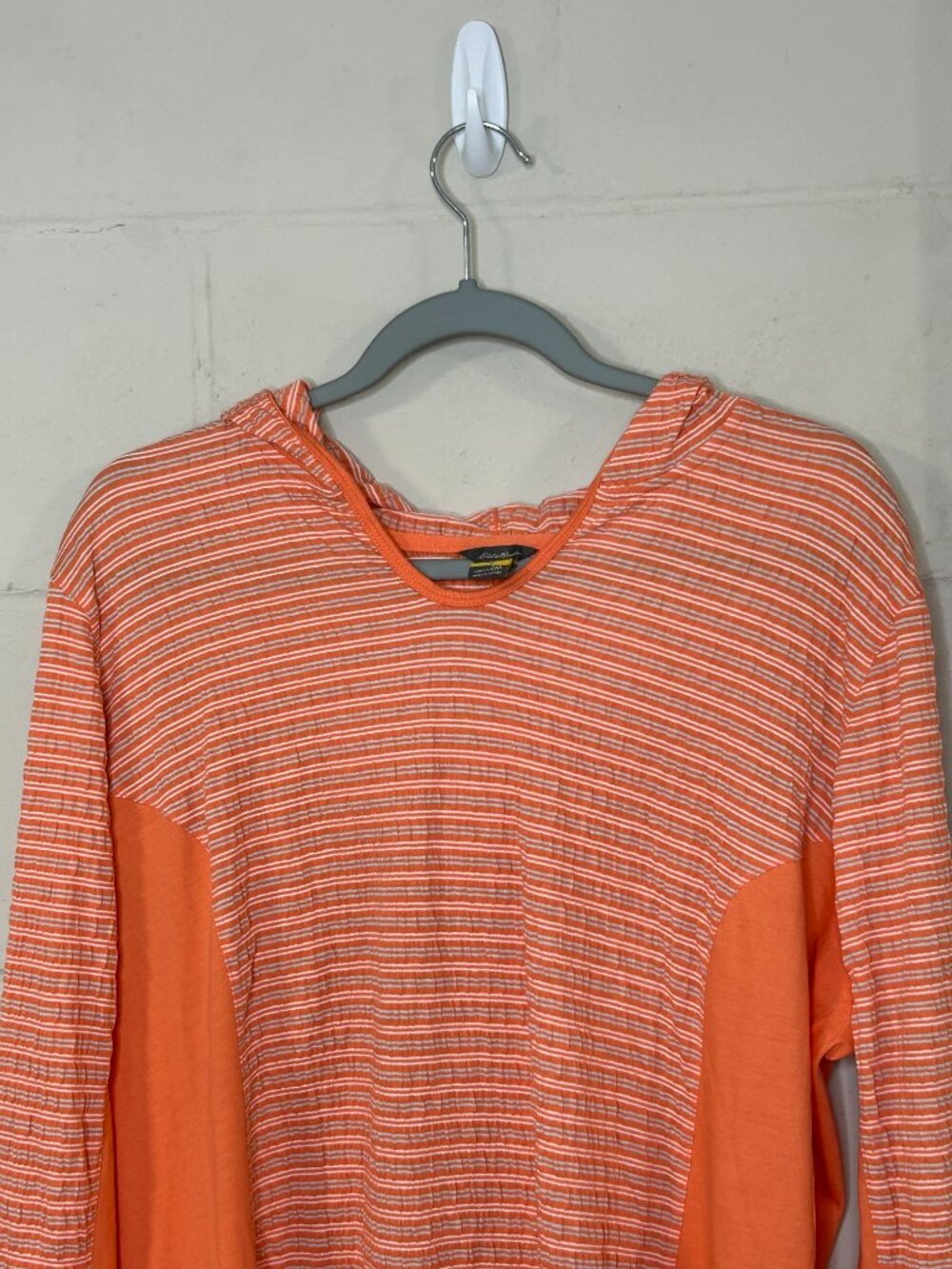 Eddie Bauer Sweater Womens 2XL Pullover Hoodie Travex Texture Casual Lightweight - Picture 2 of 8